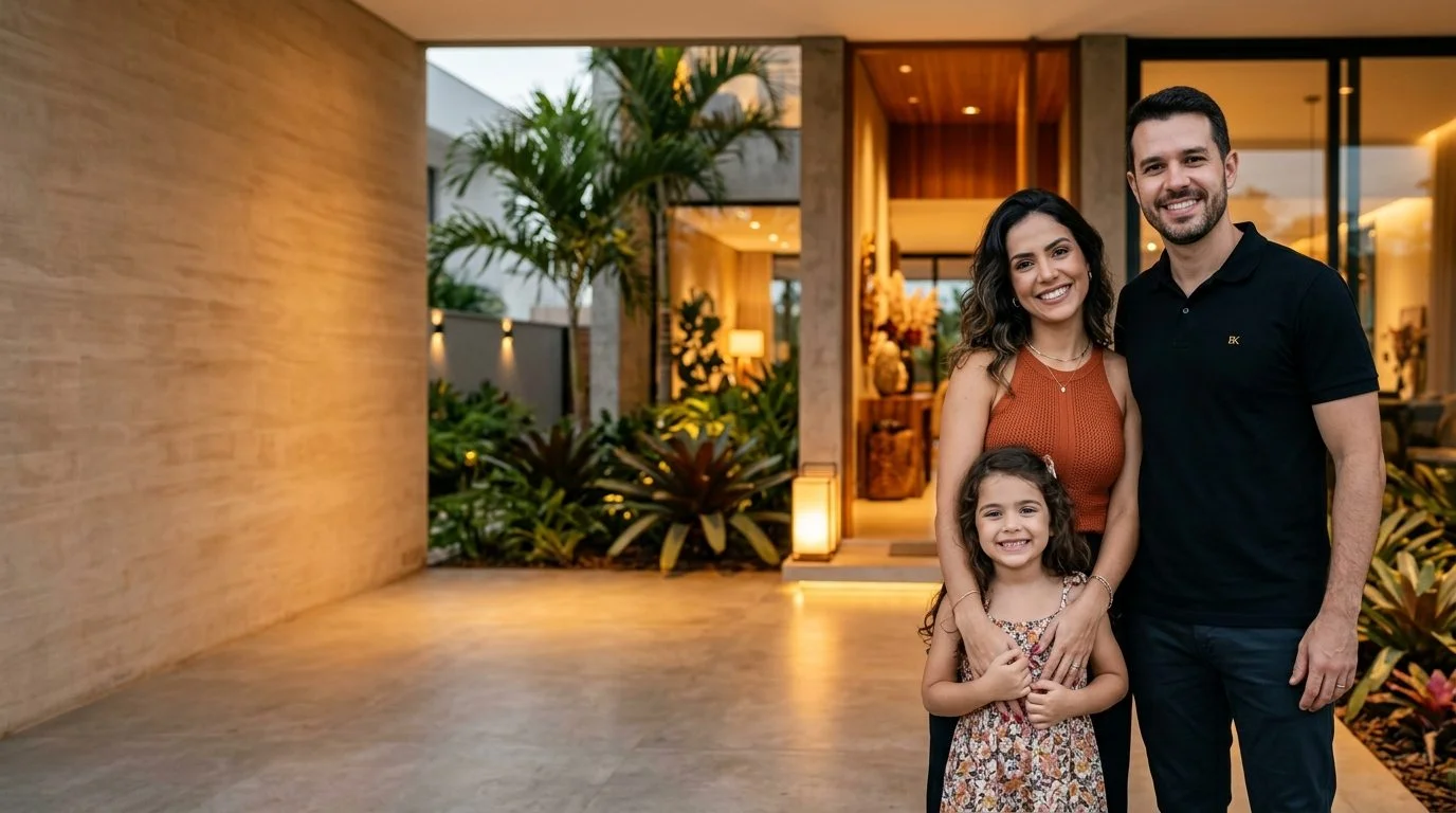 Família protegida pela Berakah Seguros